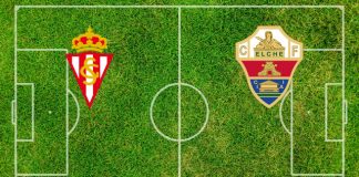 Formazioni Sporting Gijon-Elche