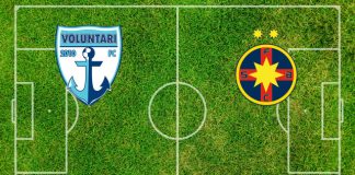 Formazioni FC Voluntari-Steaua