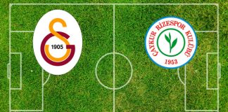 Formazioni Galatasaray-Rizespor