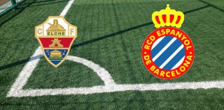 Formazioni Elche-Espanyol