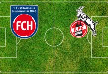 Formazioni FC Heidenheim-Colonia