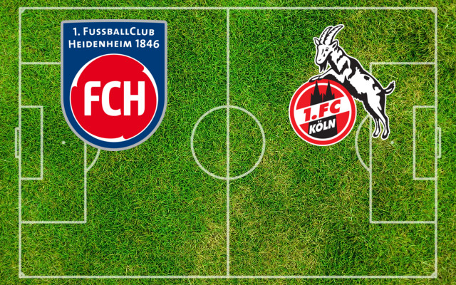 Formazioni FC Heidenheim-Colonia