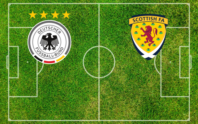 Formazioni Germania-Scozia