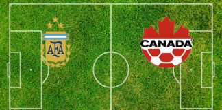 Formazioni Argentina-Canada