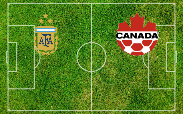 Formazioni Argentina-Canada