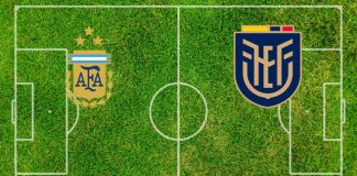 Formazioni Argentina-Ecuador