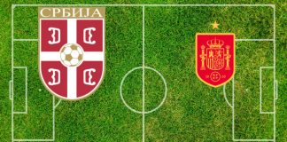 Formazioni Serbia-Spagna