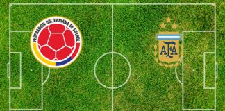 Formazioni Colombia-Argentina