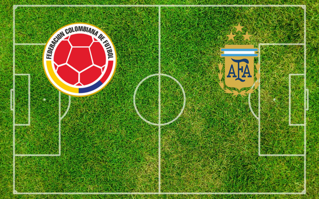 Formazioni Colombia-Argentina