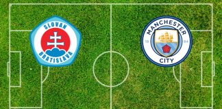 Formazioni Slovan Bratislava-Manchester City