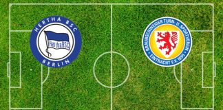 Formazioni Hertha BSC-Braunschweig