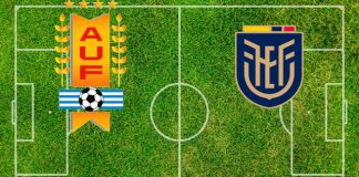 Formazioni Uruguay-Ecuador