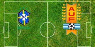 Formazioni Brasile-Uruguay