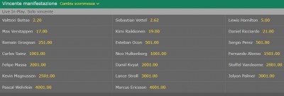 Quote Bet365 dopo le qualifiche.JPG
